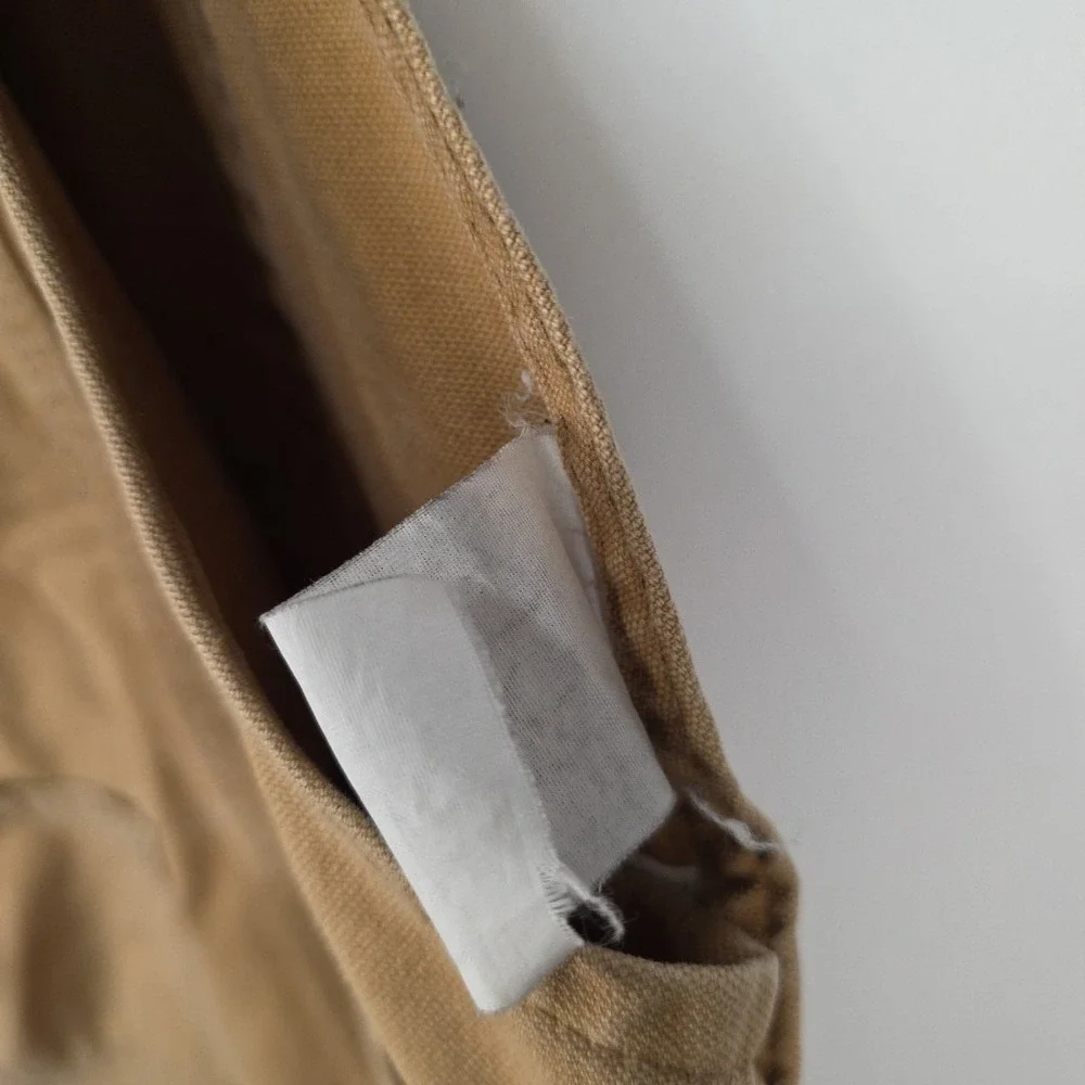 Carhartt Vintage Bibs Kids Double Knee  Please See Measurements‎ Tan Duck Canvas